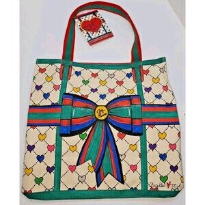 Brighton Colorful Heart Tote Bag